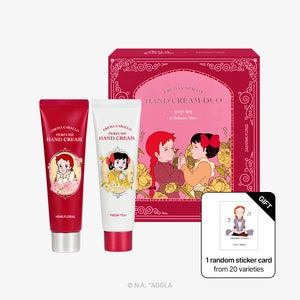 Anne of Green Gables Edition Cremacabalo Hand Cream Duo Fresh Tea & Herb Floral