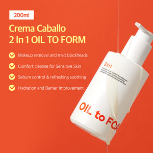 Crema Caballo Oil Cleansing Foam 200ml