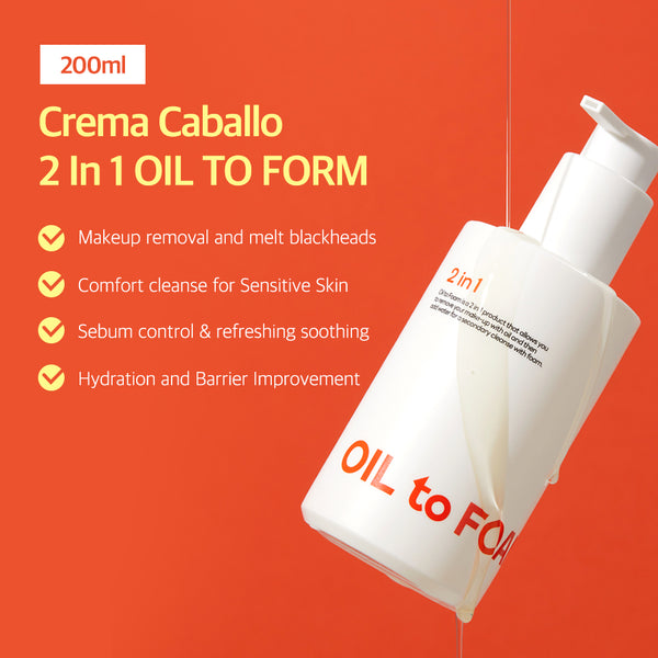Crema Caballo Oil Cleansing Foam 200ml