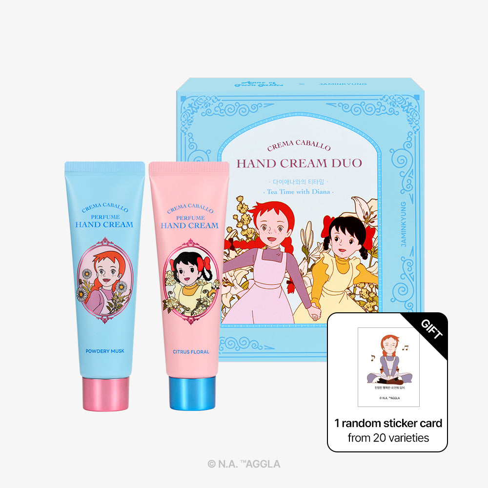 Anne of Green Gables Edition Cremacabalo Hand Cream Duo Citrus Floral & Powdery Musk