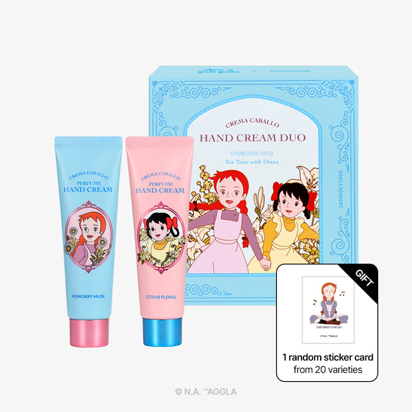 Anne of Green Gables Edition Cremacabalo Hand Cream Duo Citrus Floral & Powdery Musk