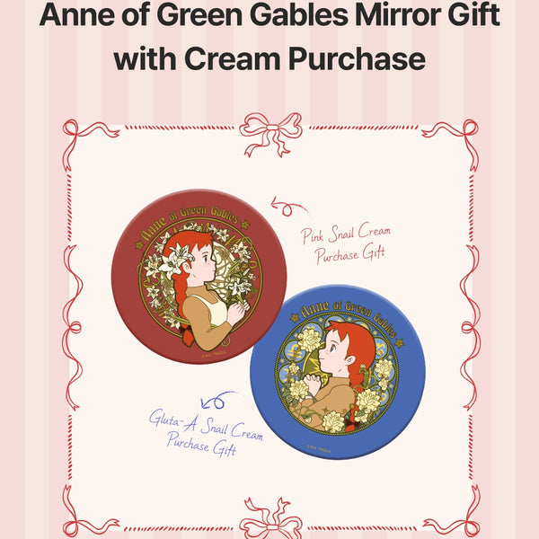 Anne of Green Gables Edition Crema Caracol Pink Snail Cream 50ml (+ Mirror)